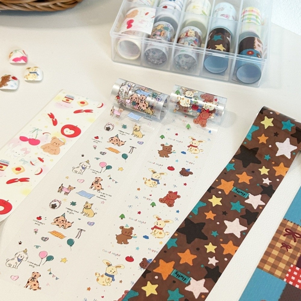 Nail Art Denim - 10Rolls Colorful Nail Foils Transfer Paper
