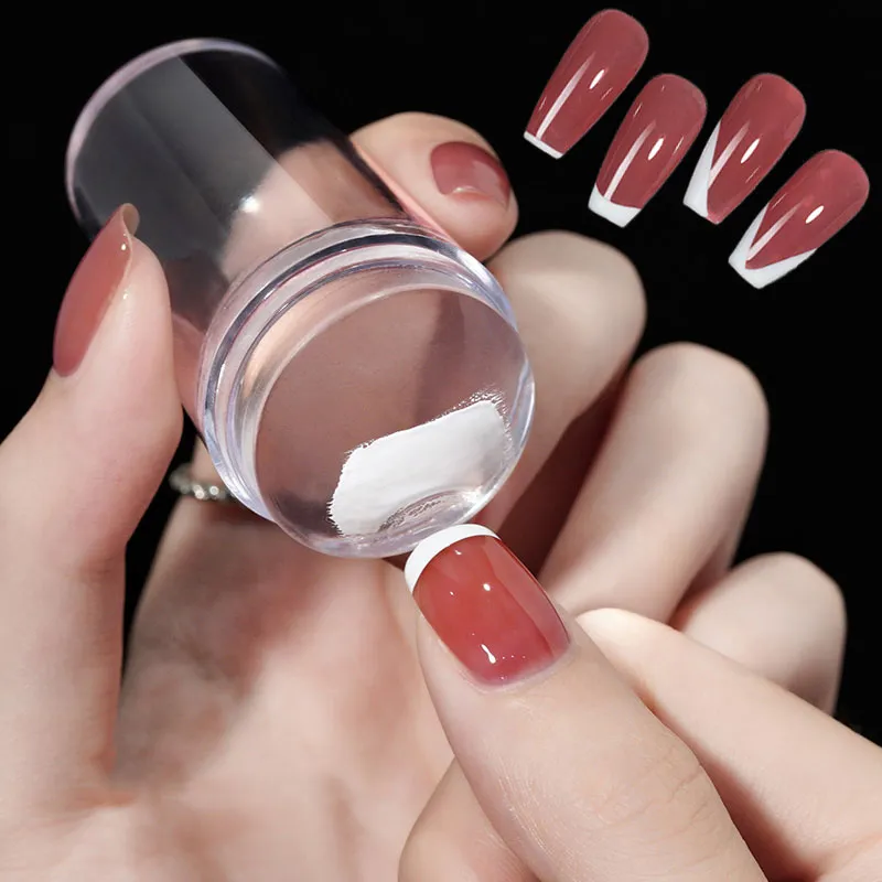 Nail Art Full Design - Nail Stamping Plates Pure Clear Jelly