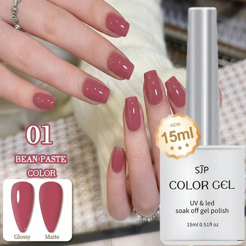 Nail Art Dusty Pink - 15ml dusty rose pink gel nall