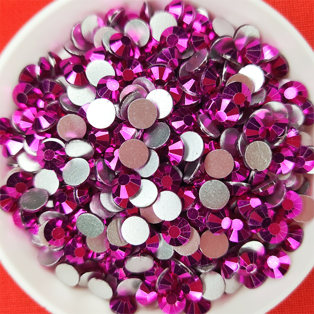 Metal Fuchsia AAAA+ Glass Flat – Nail Art Fuchsia recenzja i cena
