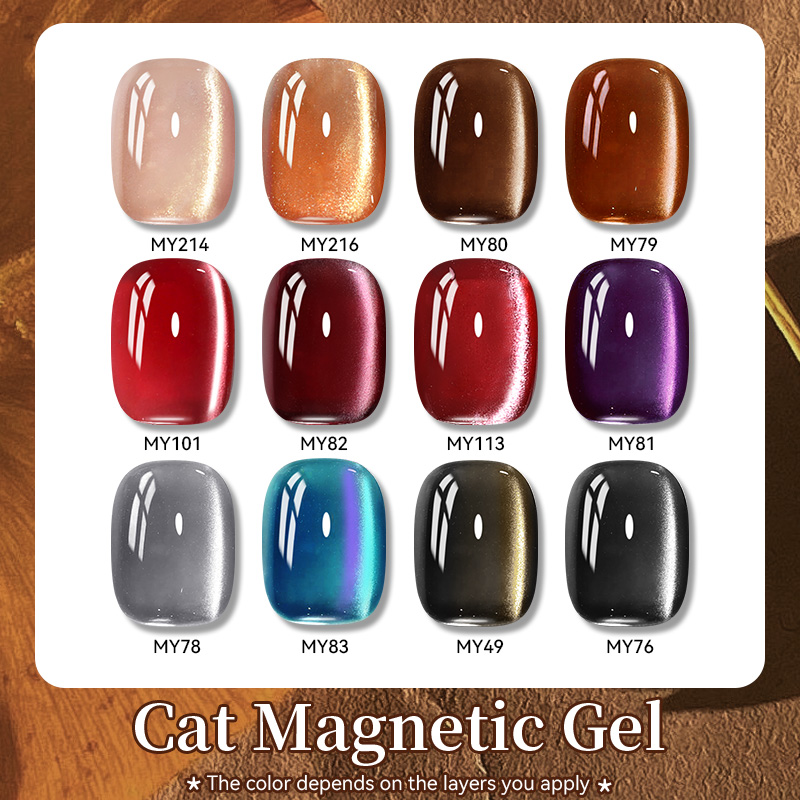 BORN PRETTY 10ml Gold Pink Gla – Nail Art Cat Eye Pink recenzja i cena