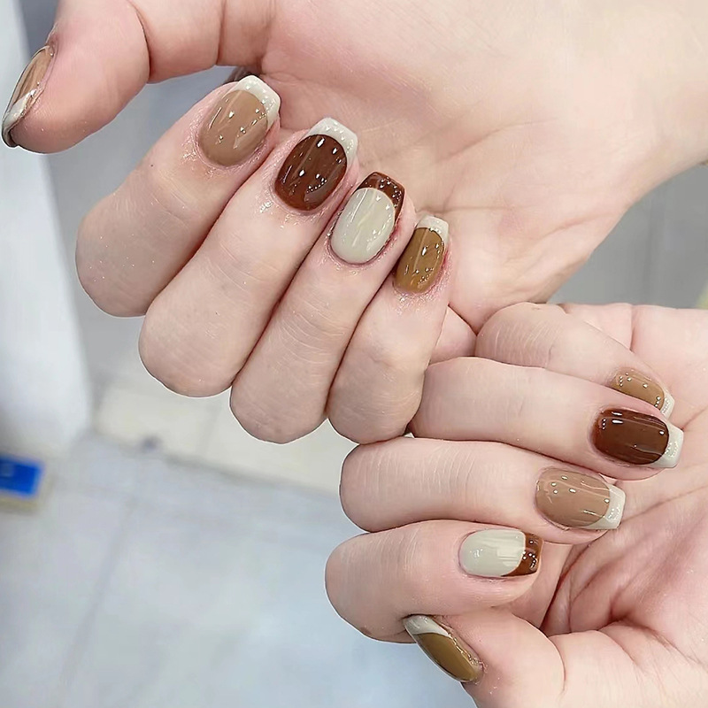 24Pcs Caramel Brown Ombre Glit – Nail Art Ombre recenzja i cena