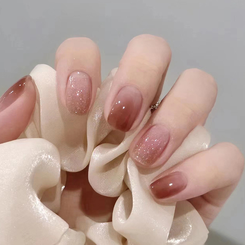 24Pcs Caramel Brown Ombre Glit – Nail Art Ombre recenzja i cena