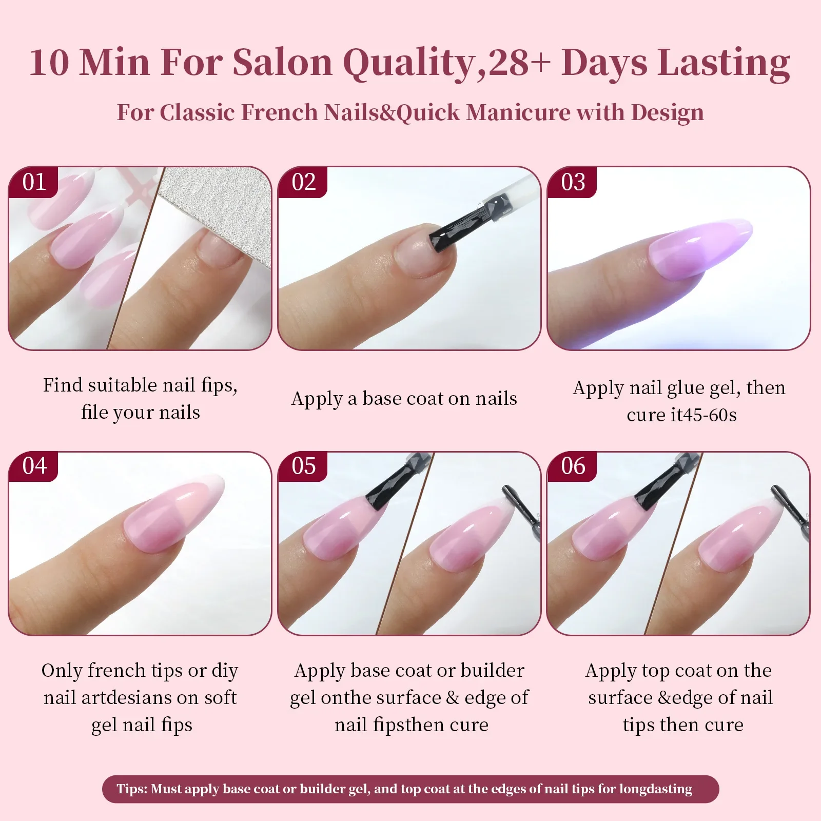 150Pcs/Set French Ballet Press – Nail Art Extension recenzja i cena