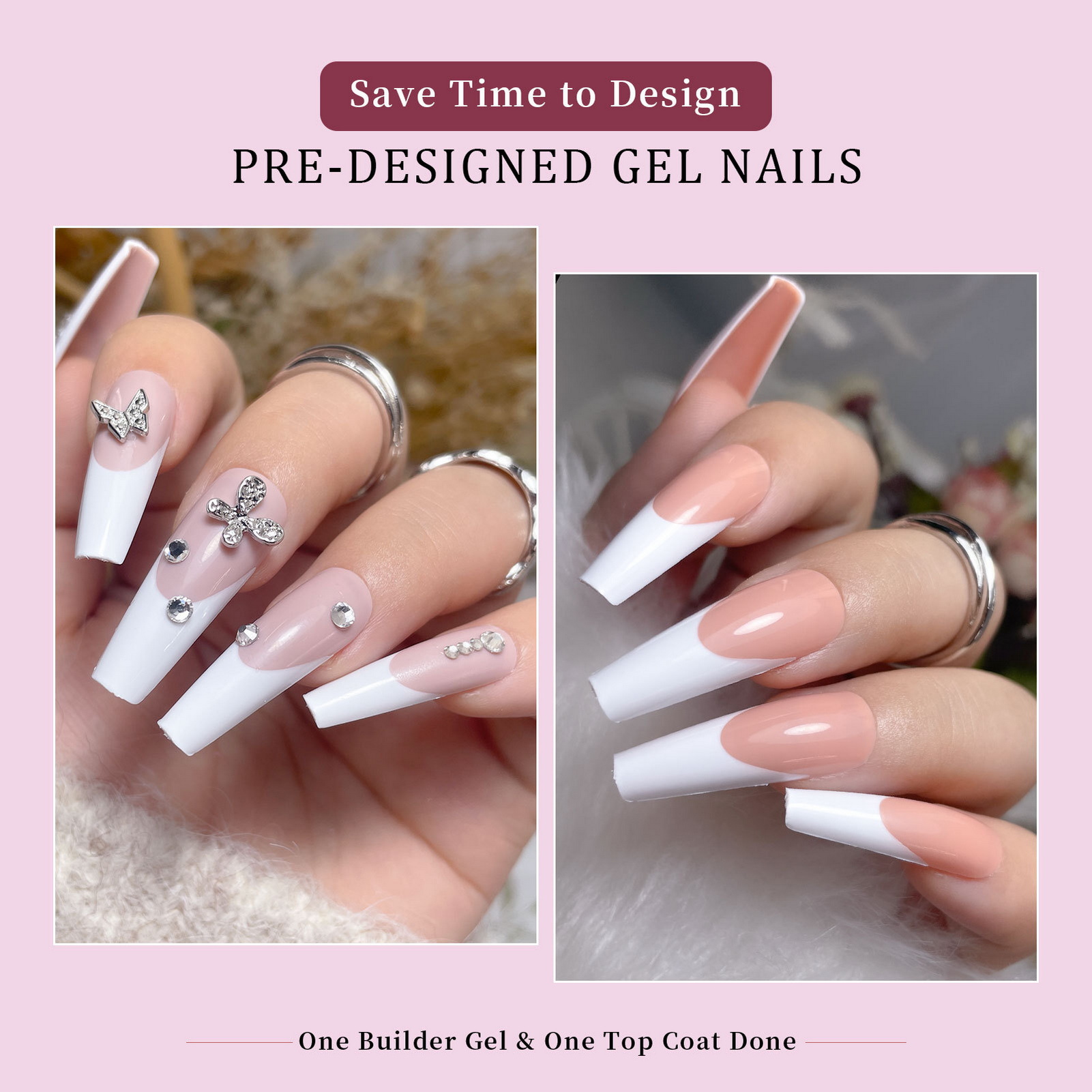 288Pcs Colorful French Tips Fa – Nail Art Extension recenzja i cena