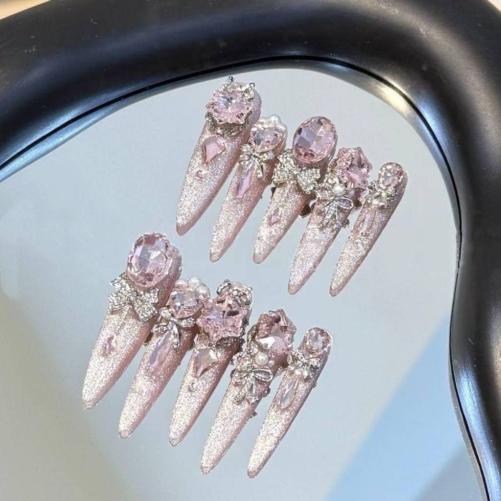Luxury Cat Eye Handmade Press  – Nail Art Cat Eye Pink recenzja i cena