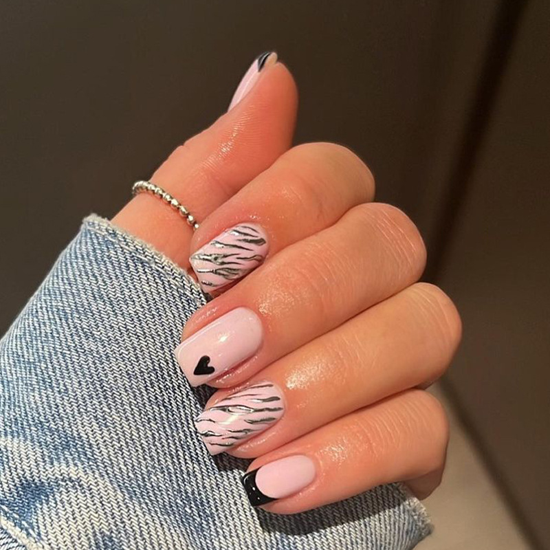 24Pcs French Color Simple Fash – Nail Art French recenzja i cena