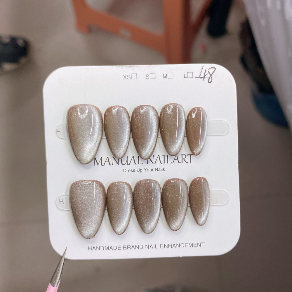 10pc French Almond Shape Cat's – Nail Art French recenzja i cena
