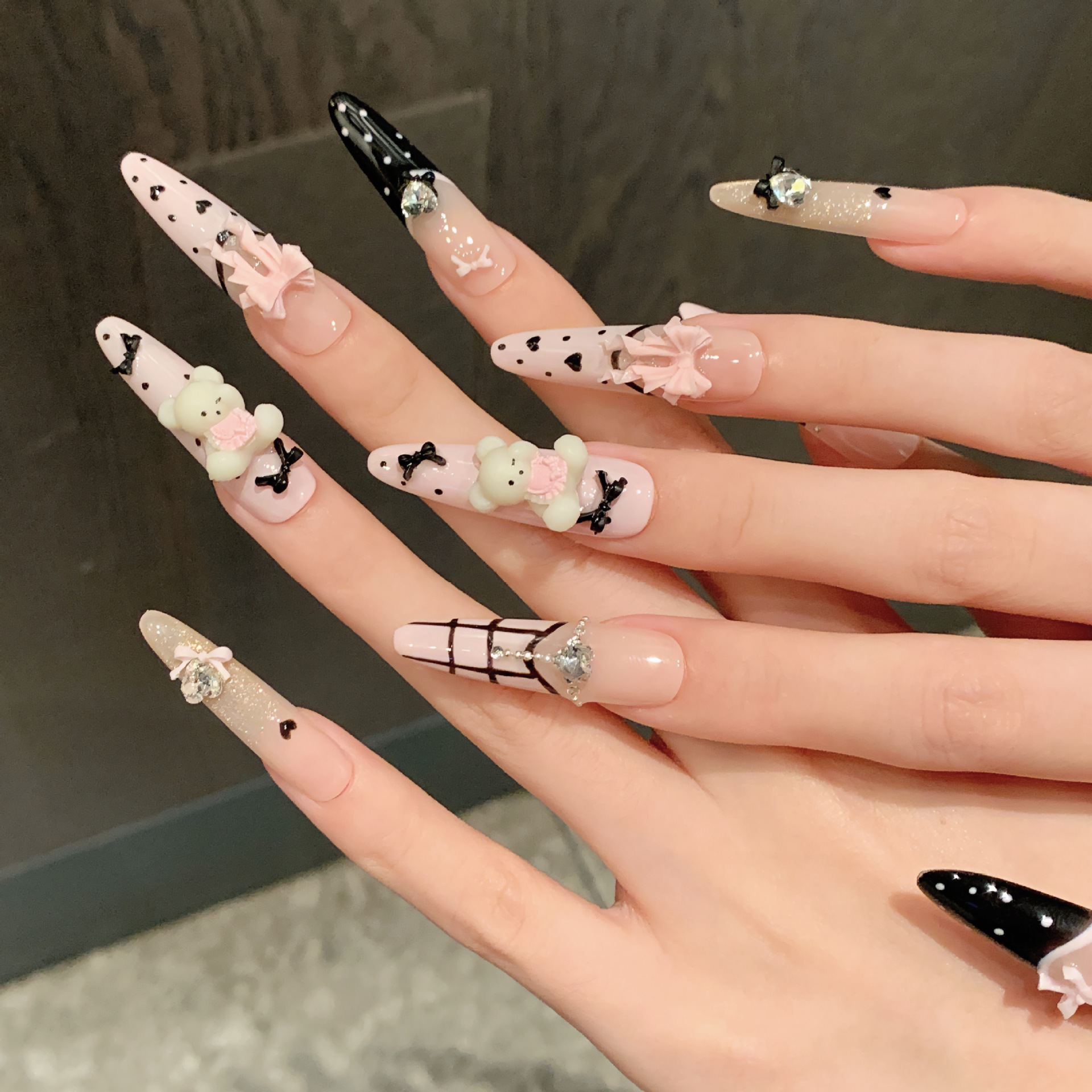 10pcs Pure Hand Pressed Stilet – Nail Art Ombre recenzja i cena