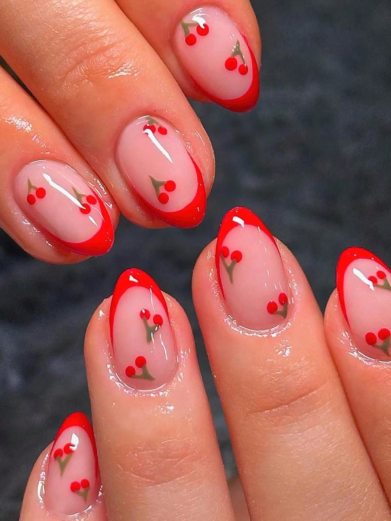 French Sakura Press On Nails 2 – Nail Art French recenzja i cena