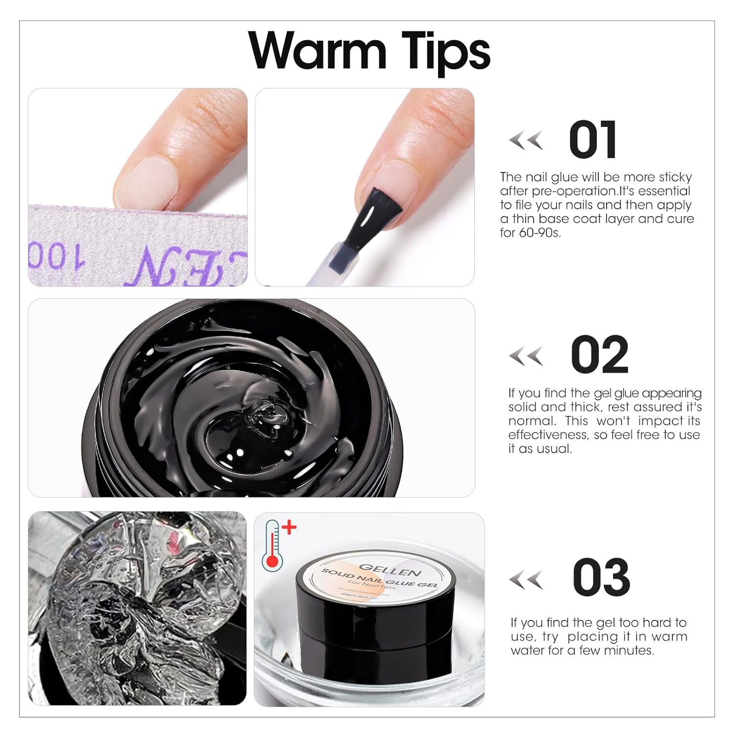 GELLEN Nail Solid Glue Builder – Nail Art Ombre recenzja i cena