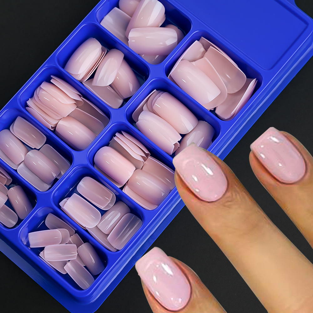 100/120pcs Pink White Press On – Nail Art Extension recenzja i cena