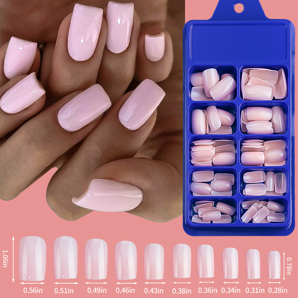100/120pcs Pink White Press On – Nail Art Extension recenzja i cena