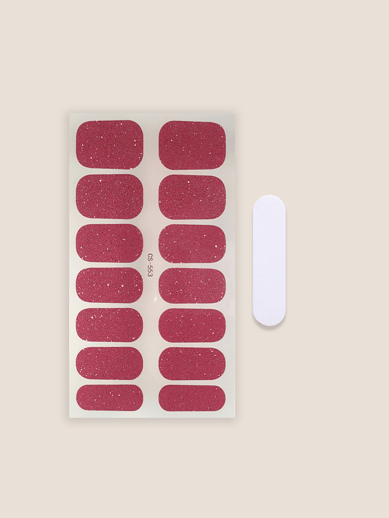 Coral Pink Nail Stickers, Wate – Nail Art Ombre recenzja i cena