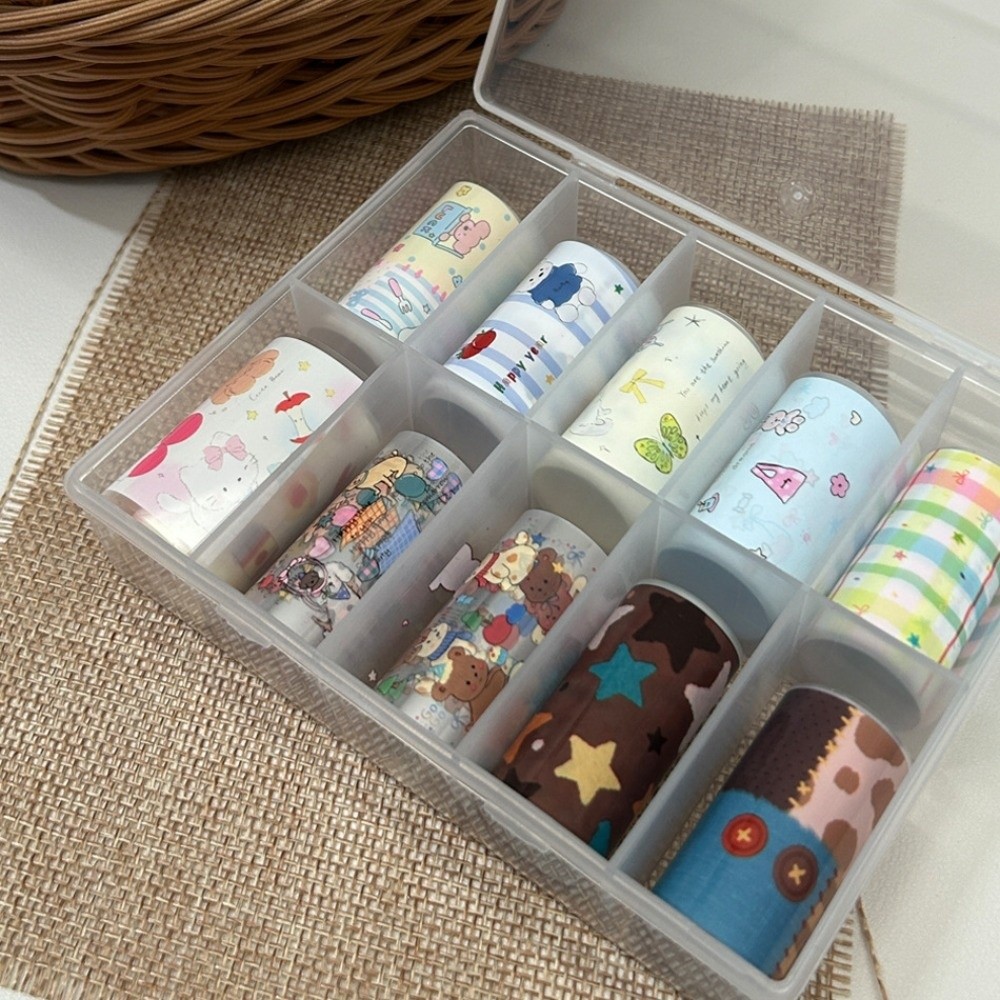 10Rolls Colorful Nail Foils Tr – Nail Art Denim recenzja i cena