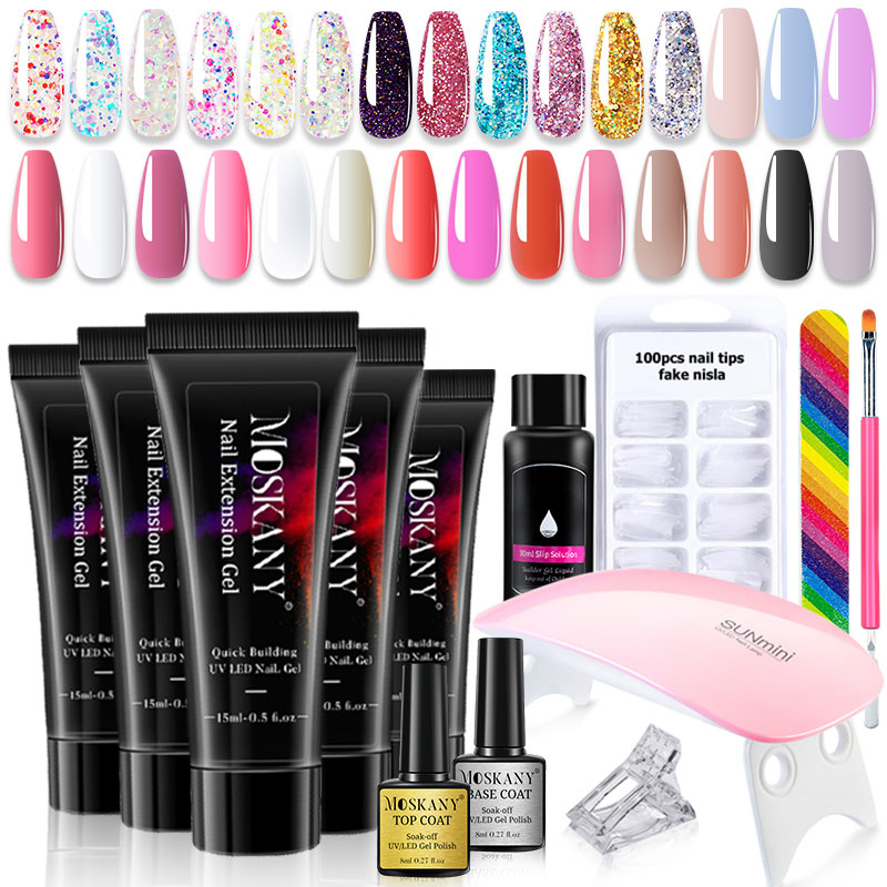 Poly Nail Gel Full Set With 6W – Nail Art Full Design recenzja i cena