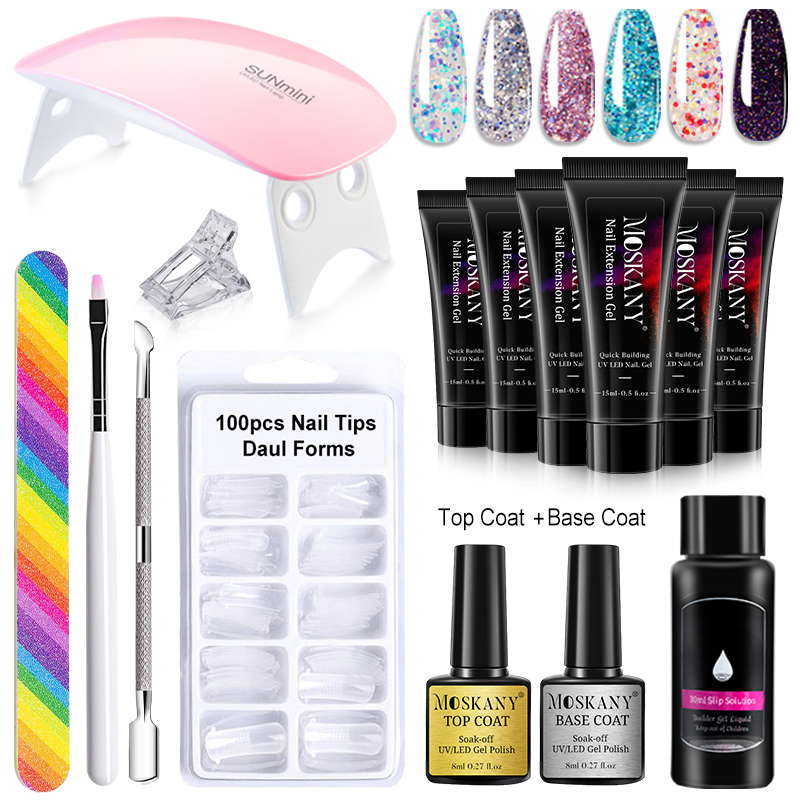 Poly Nail Gel Full Set With 6W – Nail Art Full Design recenzja i cena