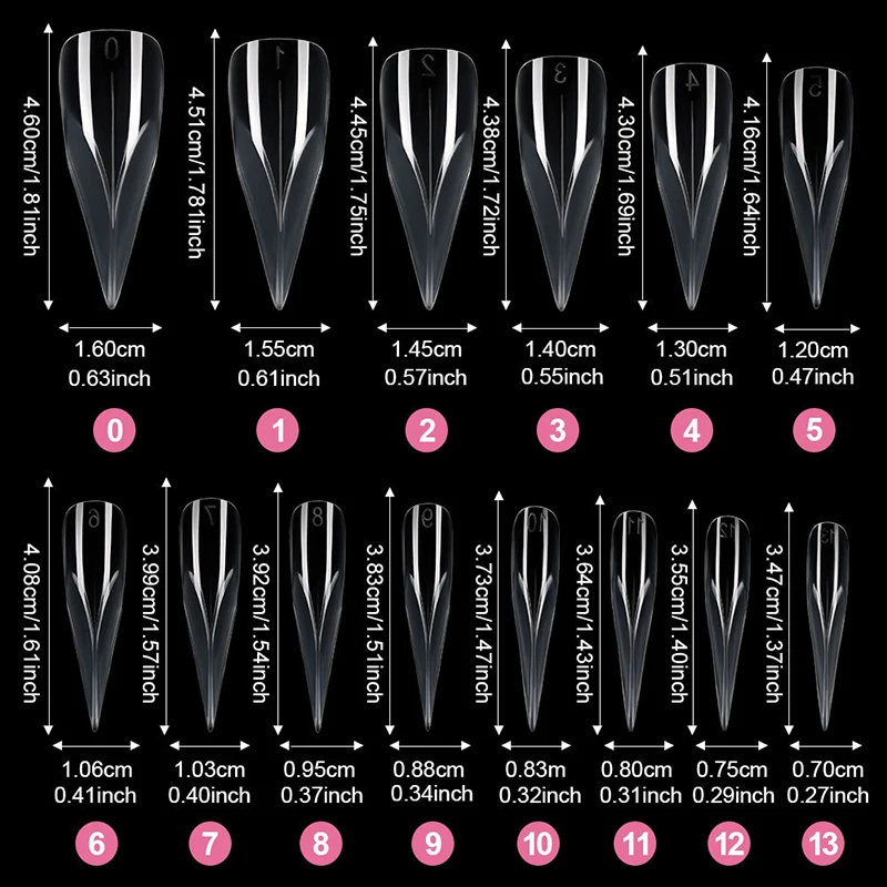 140Pcs 3D Eagle Claw Nail Tips – Nail Art Extension recenzja i cena