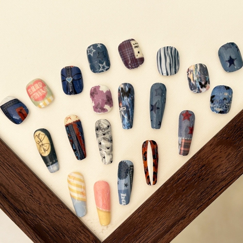 10Rolls Colorful Nail Foils Tr – Nail Art Denim recenzja i cena