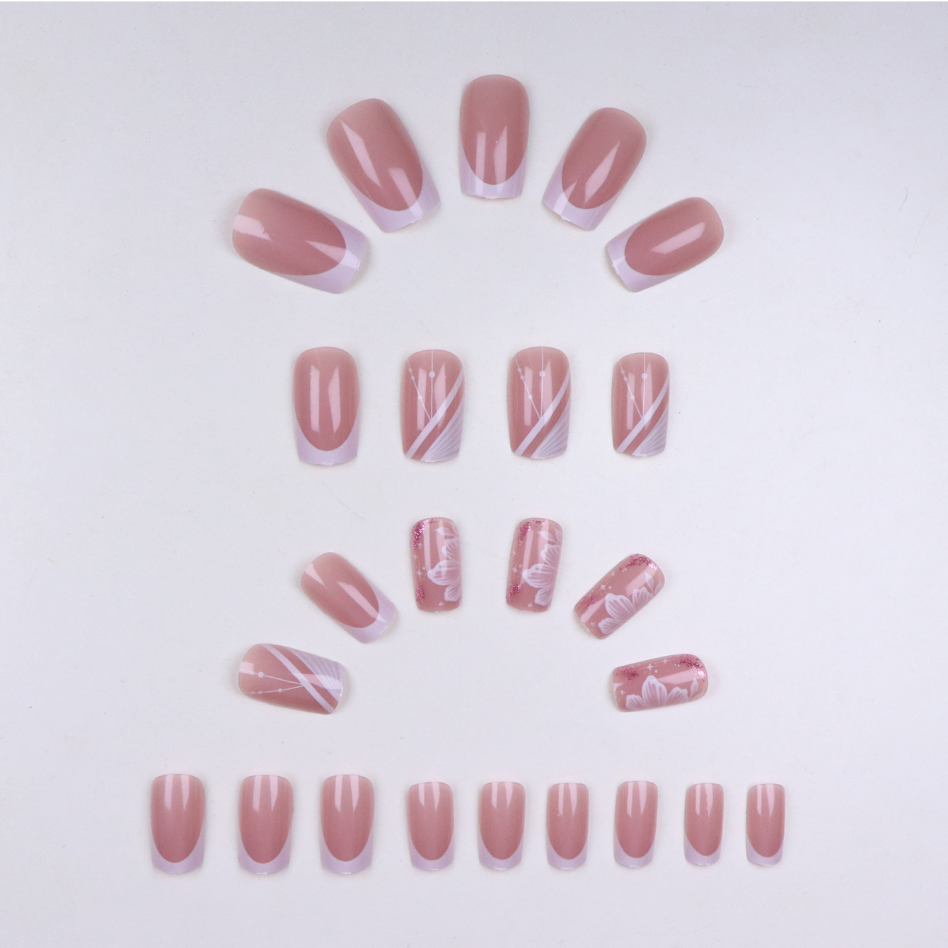 24pcs Upgrade Your Look With W – Nail Art French recenzja i cena