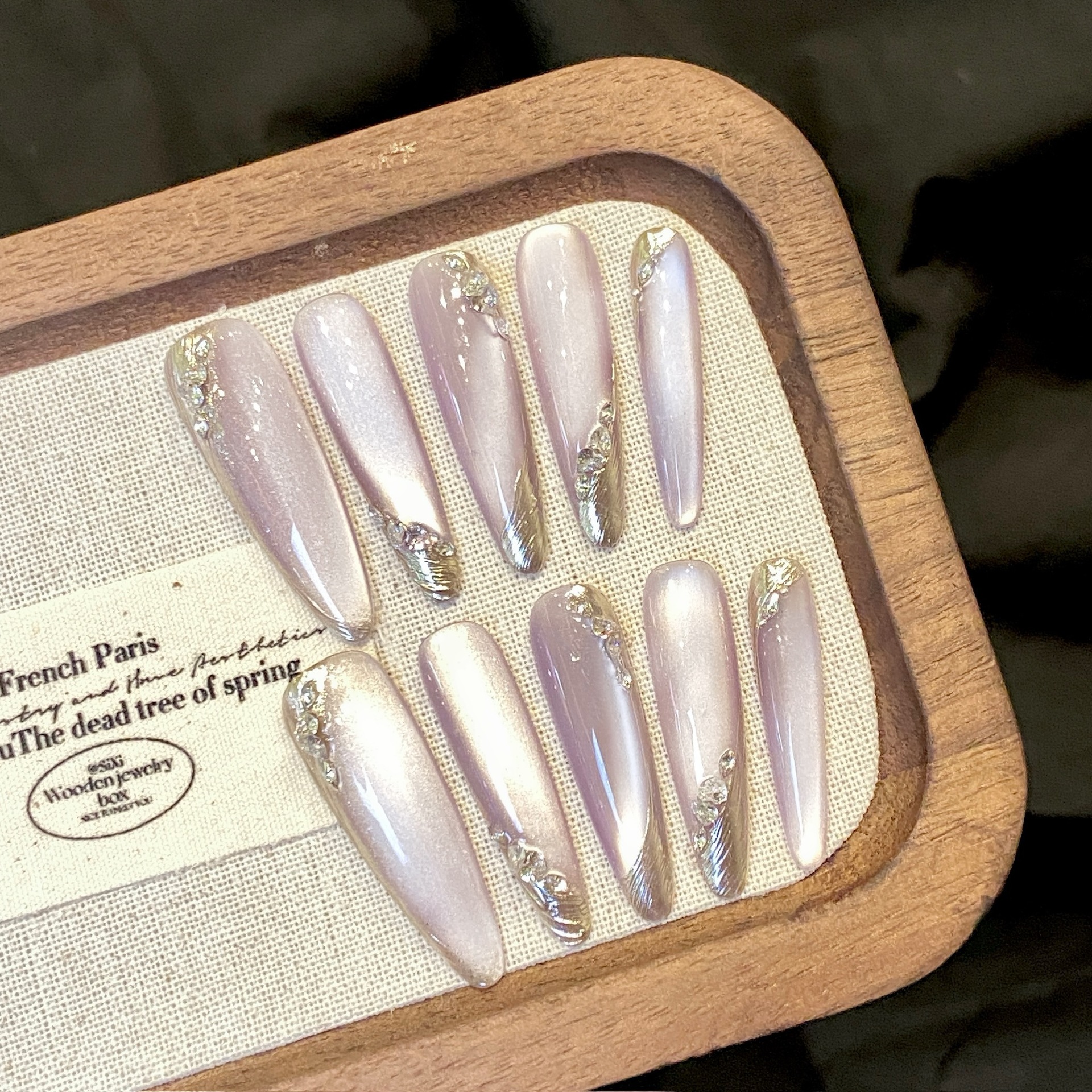 Handmade Nude Press on Nails C – Nail Art Full Design recenzja i cena