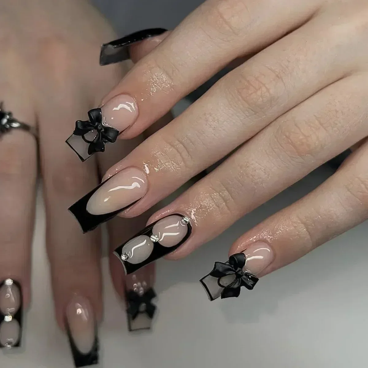 24Pcs French Tip Square Press  – Nail Art Xl recenzja i cena