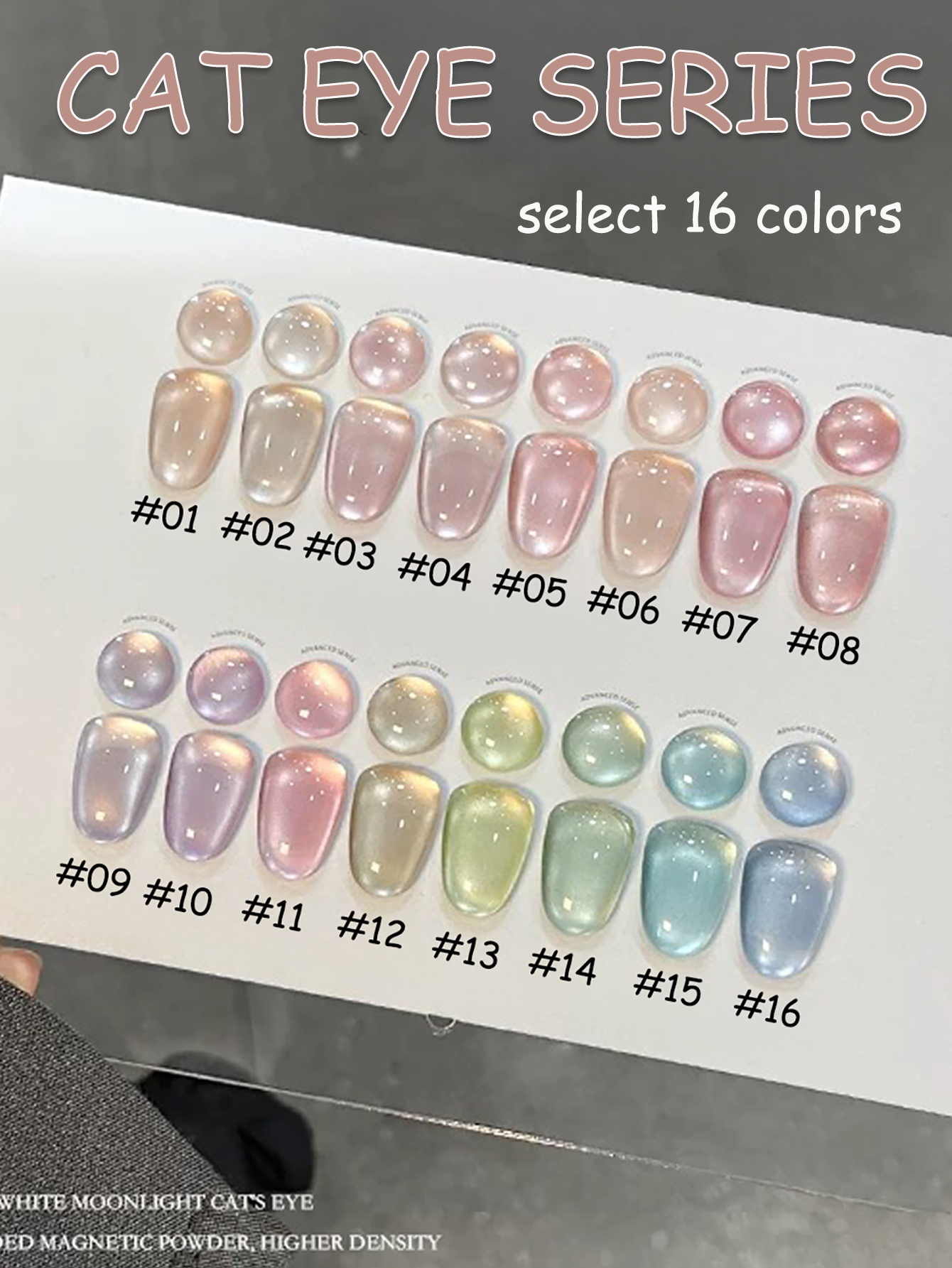 1-24pcs WS Spring Summer Ice T – Nail Art Cat Eye Pink recenzja i cena