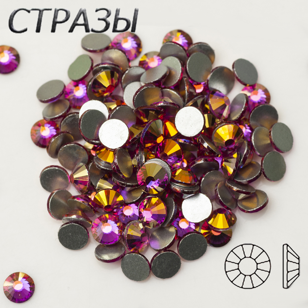 5A Fuchsia AB Flat Back Rhines – Nail Art Fuchsia recenzja i cena