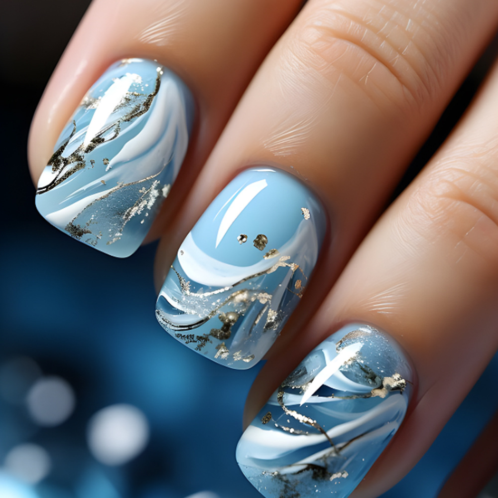 24Pcs Fashion Fake Nails Press – Nail Art Full Design recenzja i cena