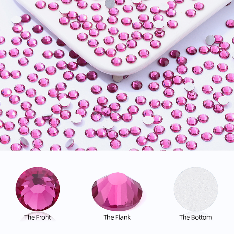 DUCRYSTAL Fuchsia Glue On Crys – Nail Art Fuchsia recenzja i cena