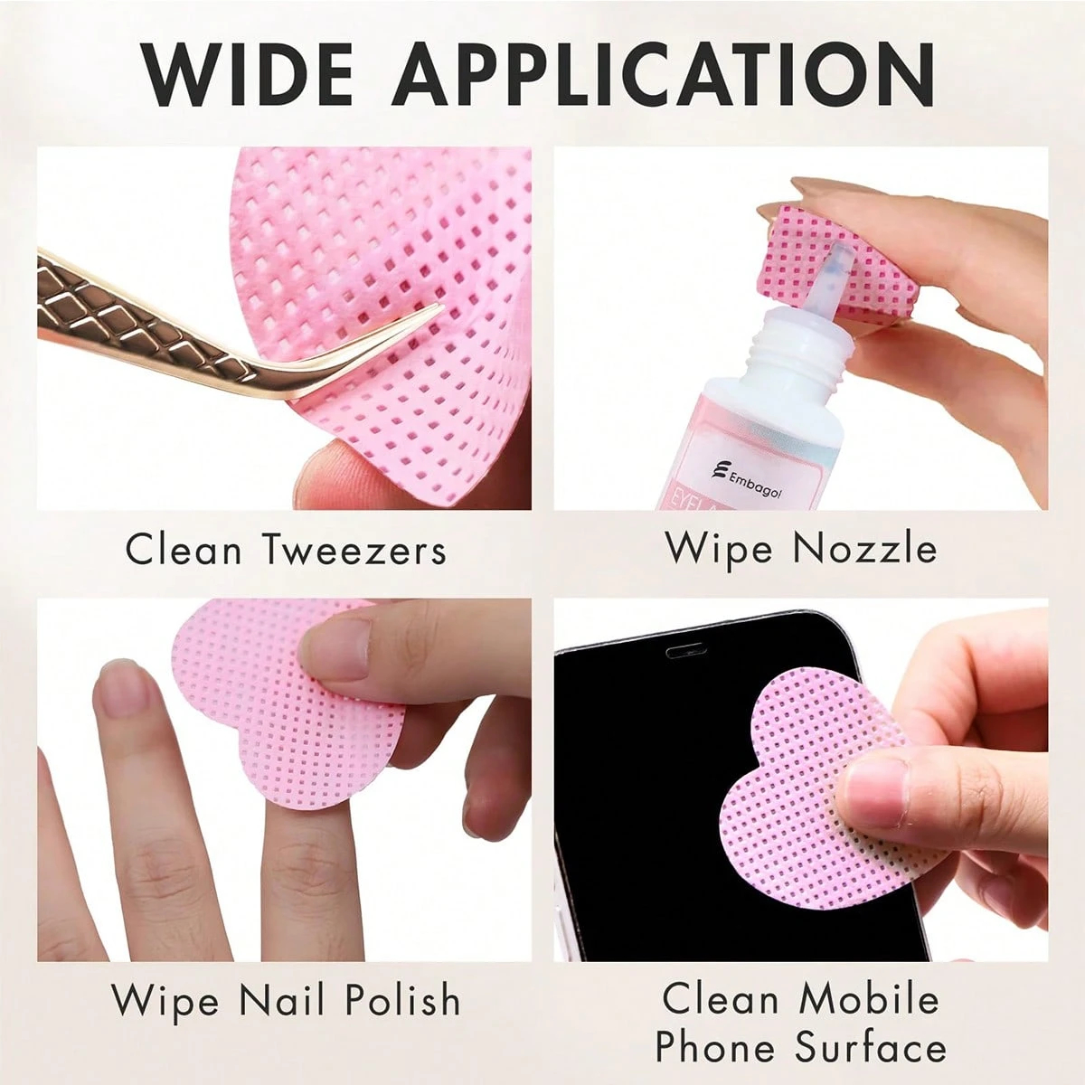 LINMANDA 200 Pieces of Lint-Fr – Nail Art Ombre recenzja i cena