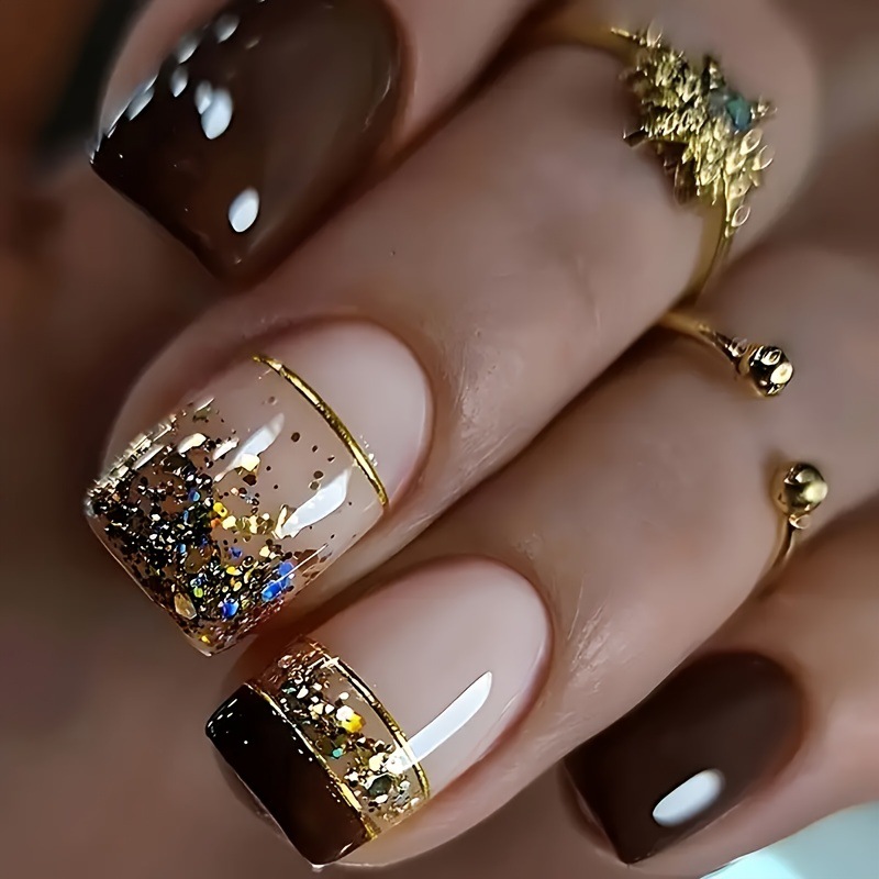 Short Square fake nails for wo – Nail Art Full Design recenzja i cena