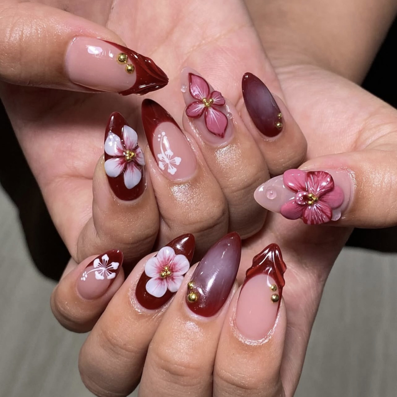 24pcs Almond Press on Nails Ti – Nail Art Full Design recenzja i cena