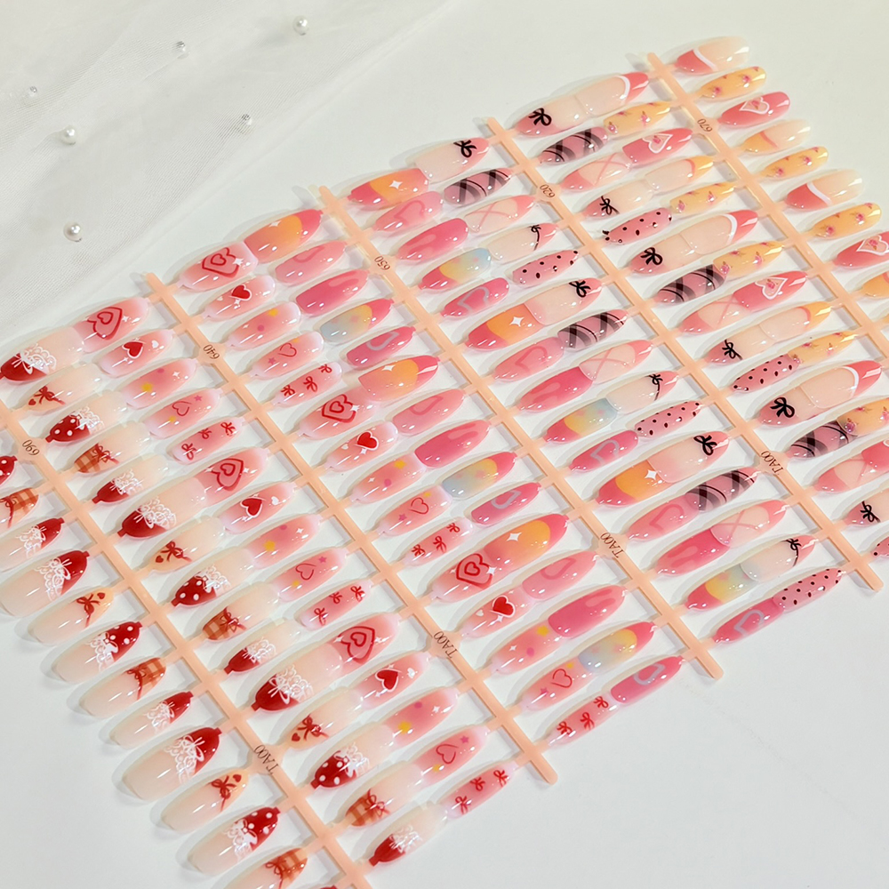 150Pcs/Bag Valentine's Day Fre – Nail Art Ombre recenzja i cena