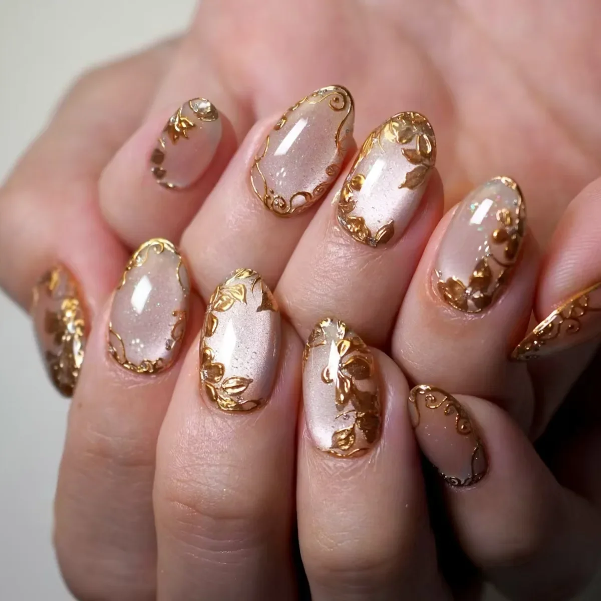 24Pcs Metallic Cat Eye French  – Nail Art Cat Eye Pink recenzja i cena