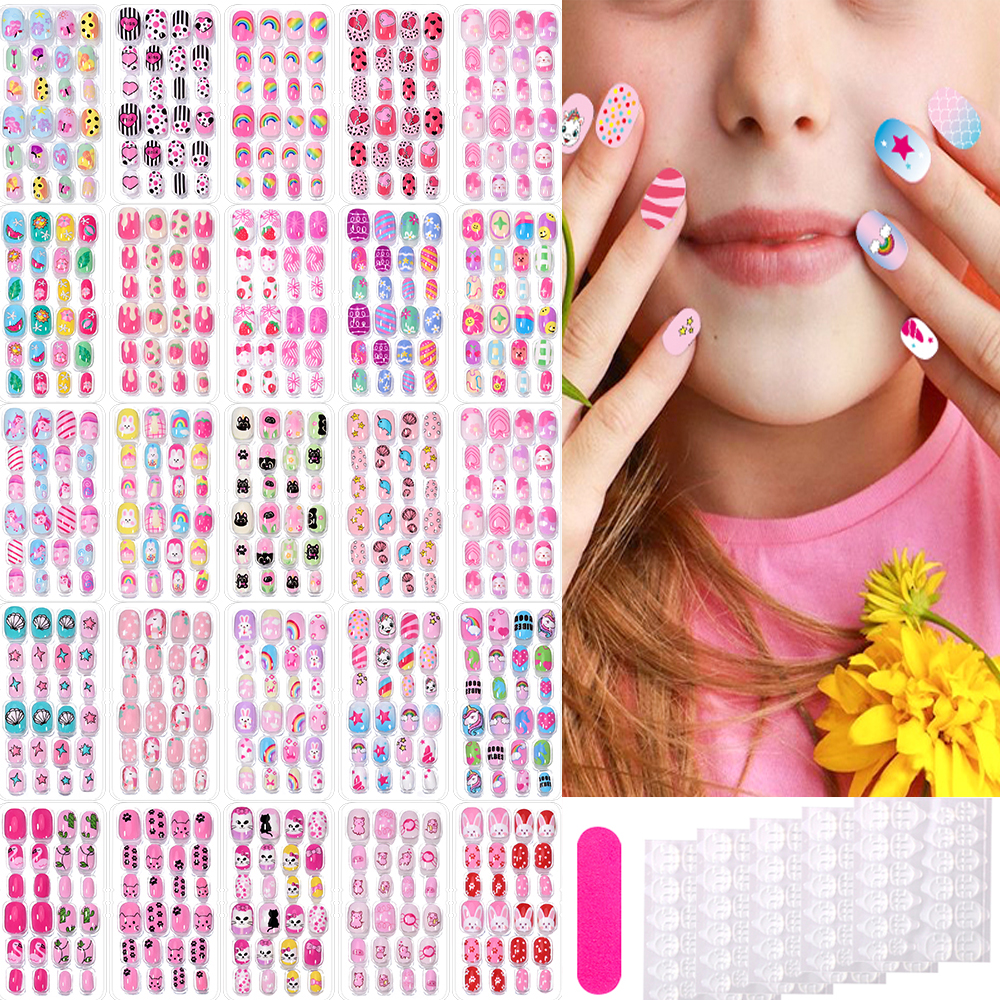 120Pcs Candy Child Nail Tips F – Nail Art Xl recenzja i cena