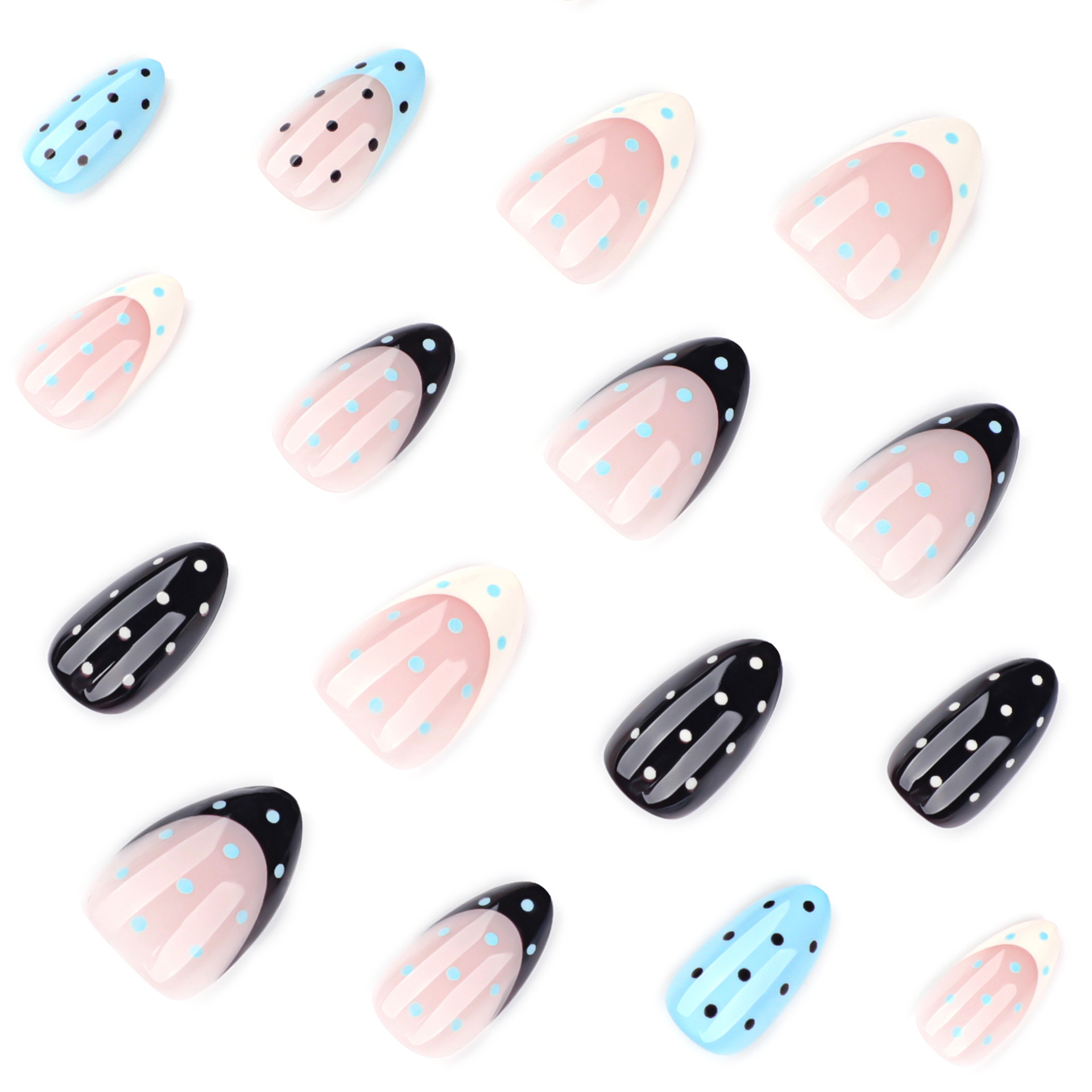 Medium fake nails for women gi – Nail Art Full Design recenzja i cena