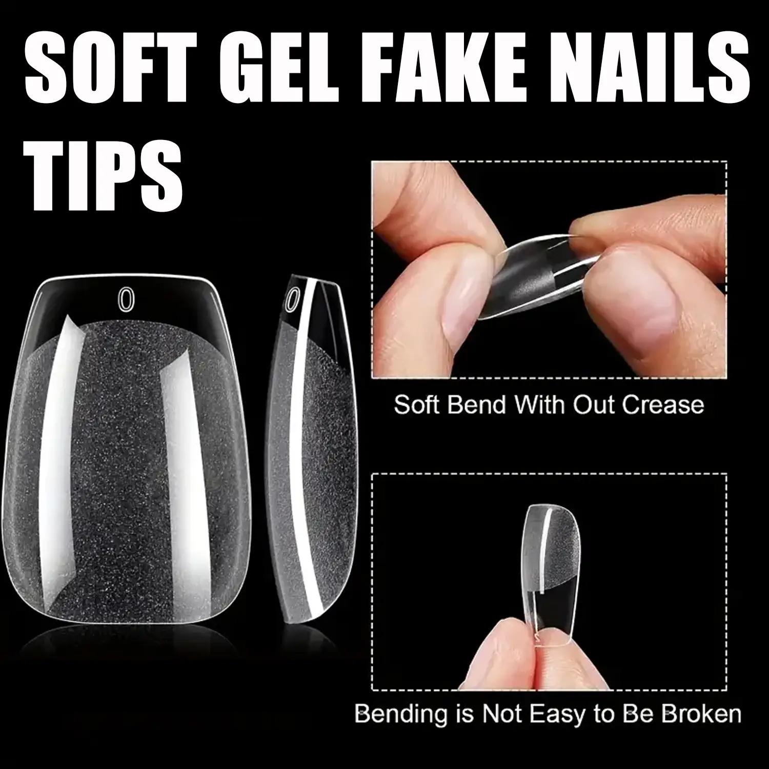 120pcs Short T Nail Tips, Tran – Nail Art Xl recenzja i cena