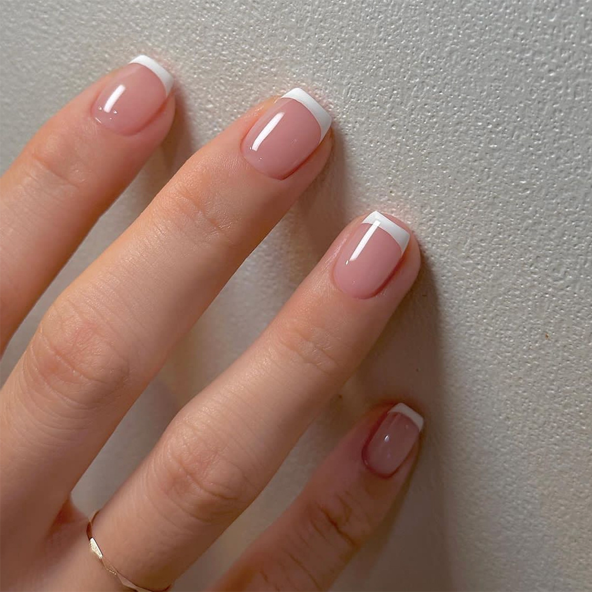 24ps/set Short Fake Nails for  – Nail Art French recenzja i cena