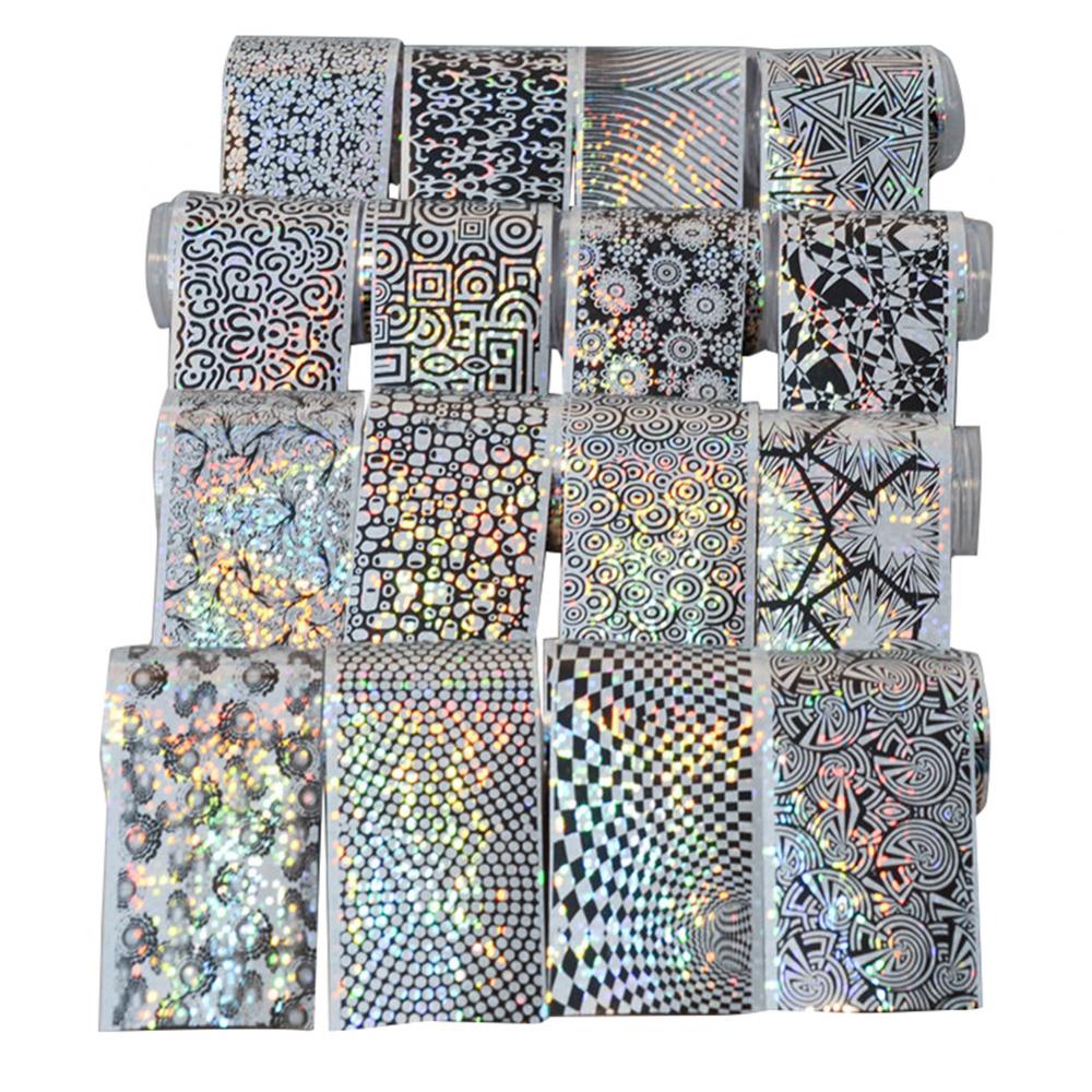 16Pc/Set Nail Sticker Laser St – Nail Art Xl recenzja i cena