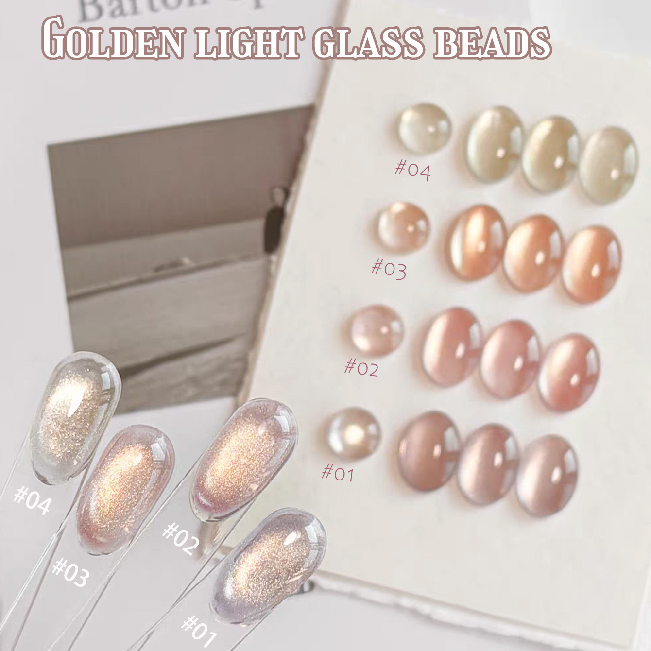 1pcs TC Pink Golden Eye Gel Na – Nail Art Cat Eye Pink recenzja i cena