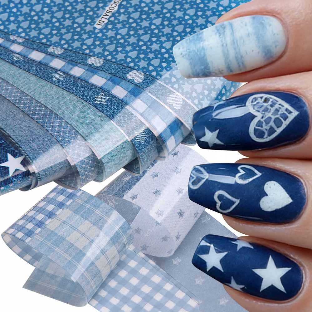 10 Rolls 3.8*20cm Retro Salt-s – Nail Art Denim recenzja i cena
