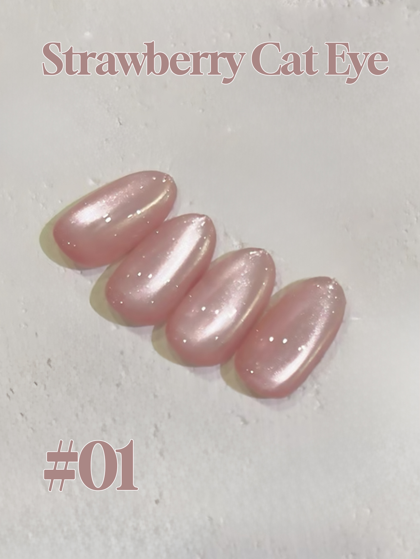 1-12pcs PSK New Whitening Stra – Nail Art Cat Eye Pink recenzja i cena