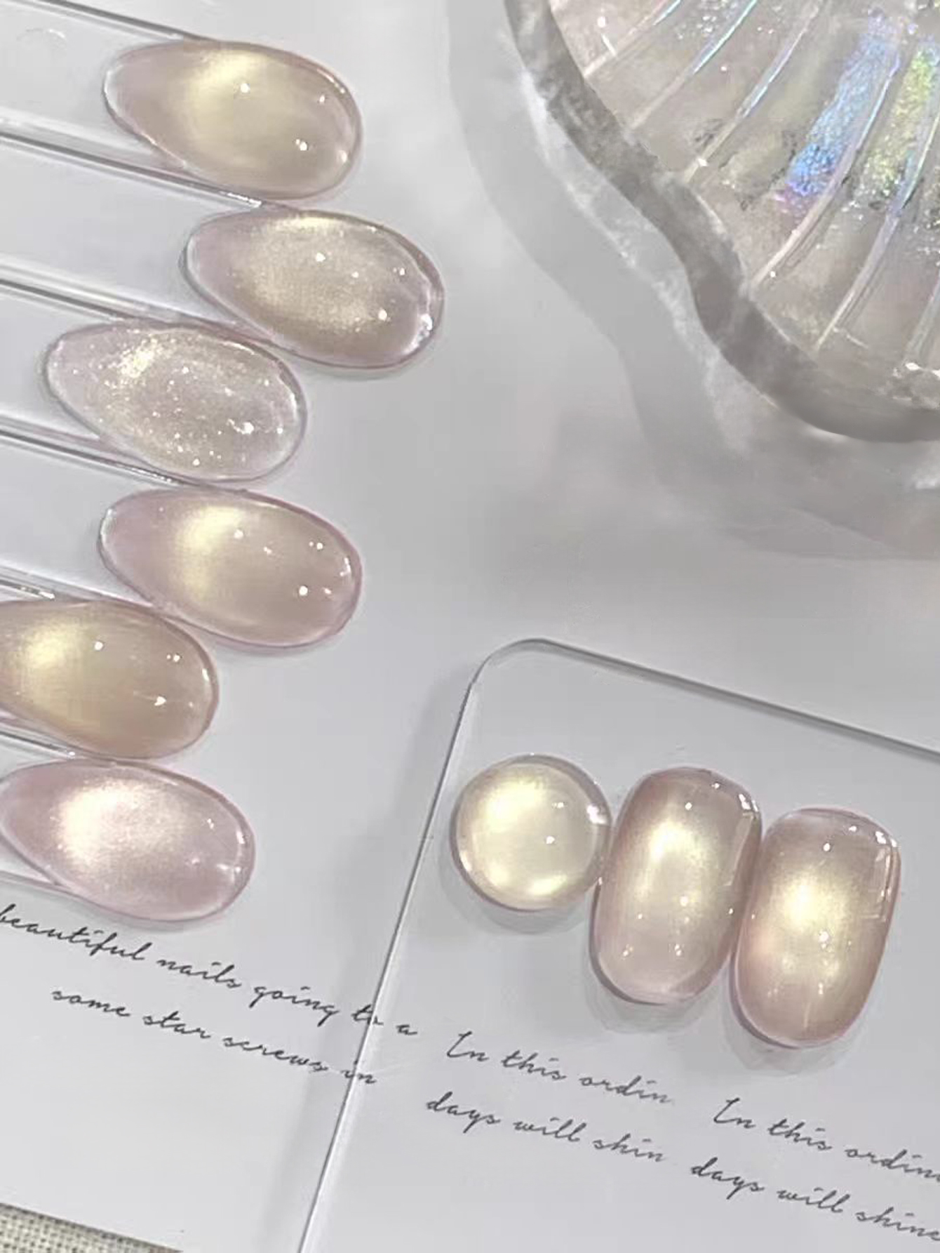1-6pcs 12ml Icy Pink Cat Eye G – Nail Art Cat Eye Pink recenzja i cena
