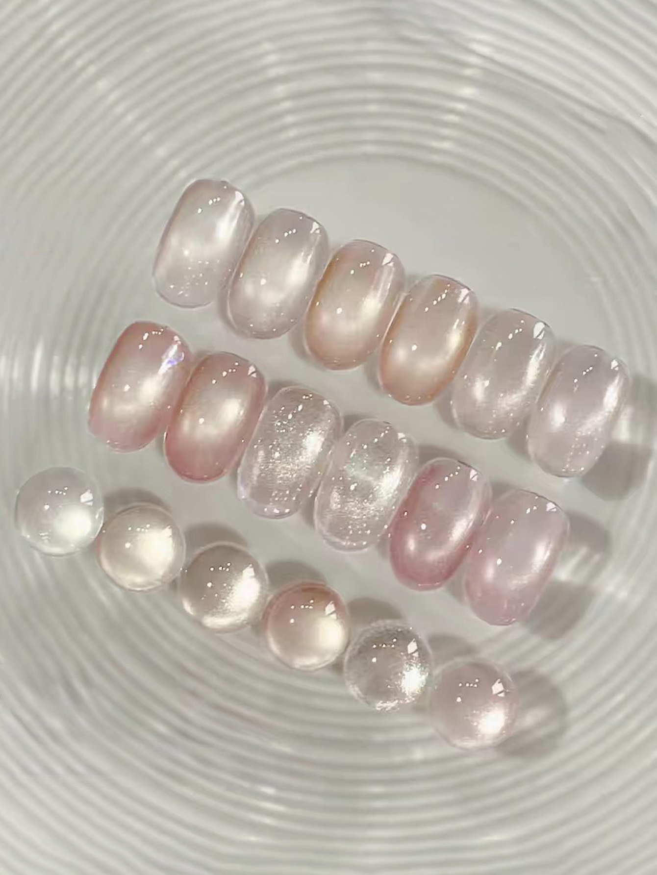 1-6pcs 12ml Icy Pink Cat Eye G – Nail Art Cat Eye Pink recenzja i cena