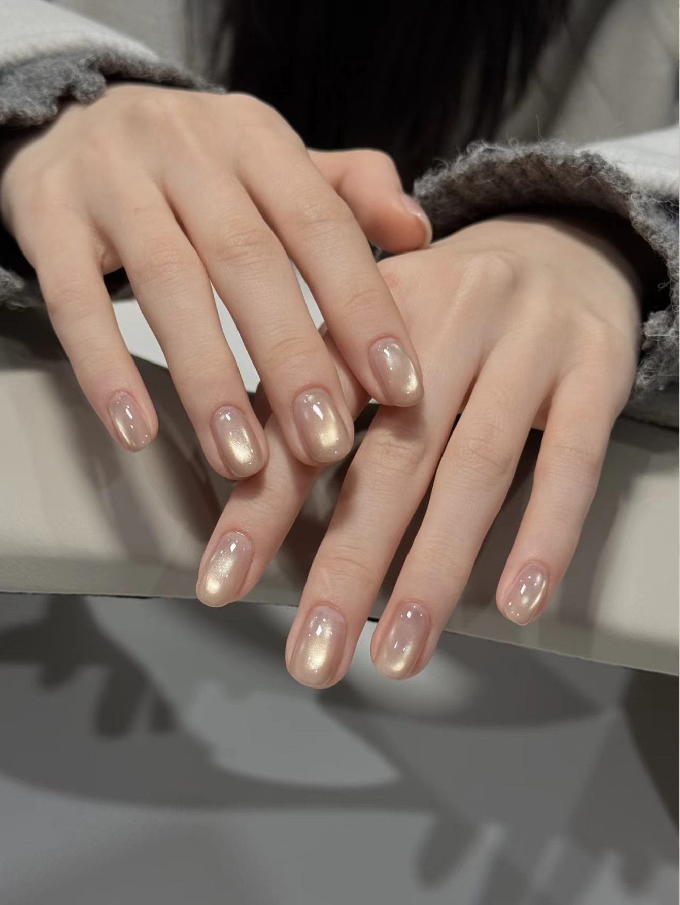 1-6pcs 12ml Icy Pink Cat Eye G – Nail Art Cat Eye Pink recenzja i cena