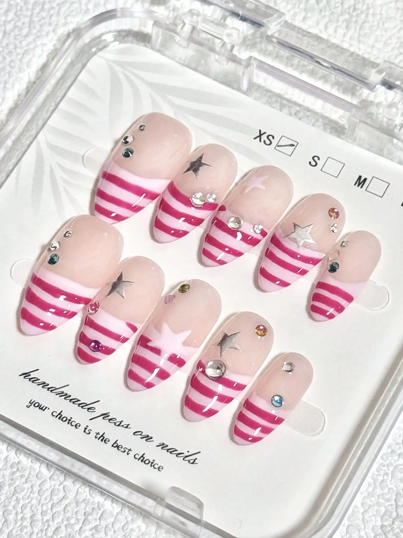 10pcs Minimalist French INS Fr – Nail Art Fuchsia recenzja i cena