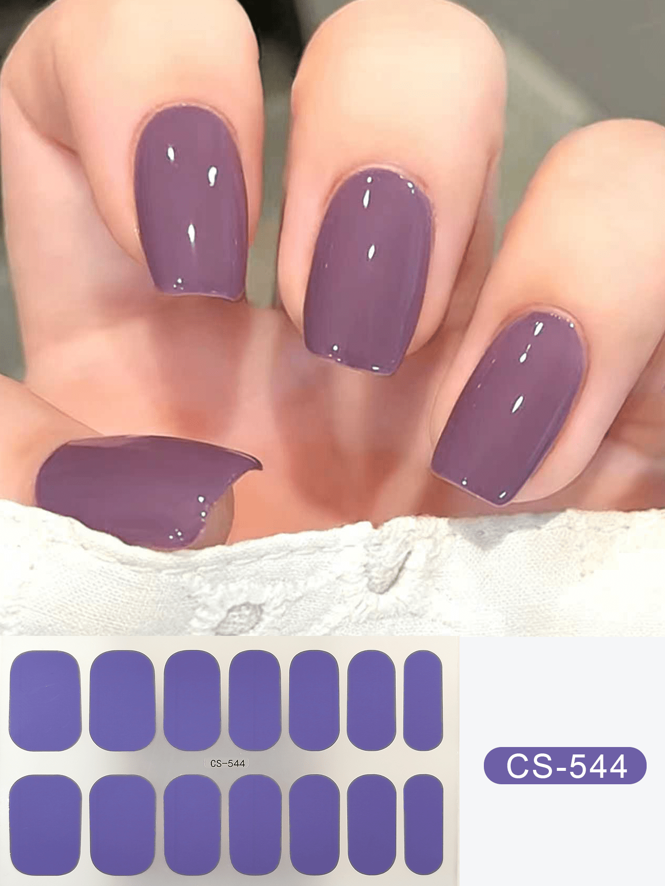 Coral Pink Nail Stickers, Wate – Nail Art Ombre recenzja i cena