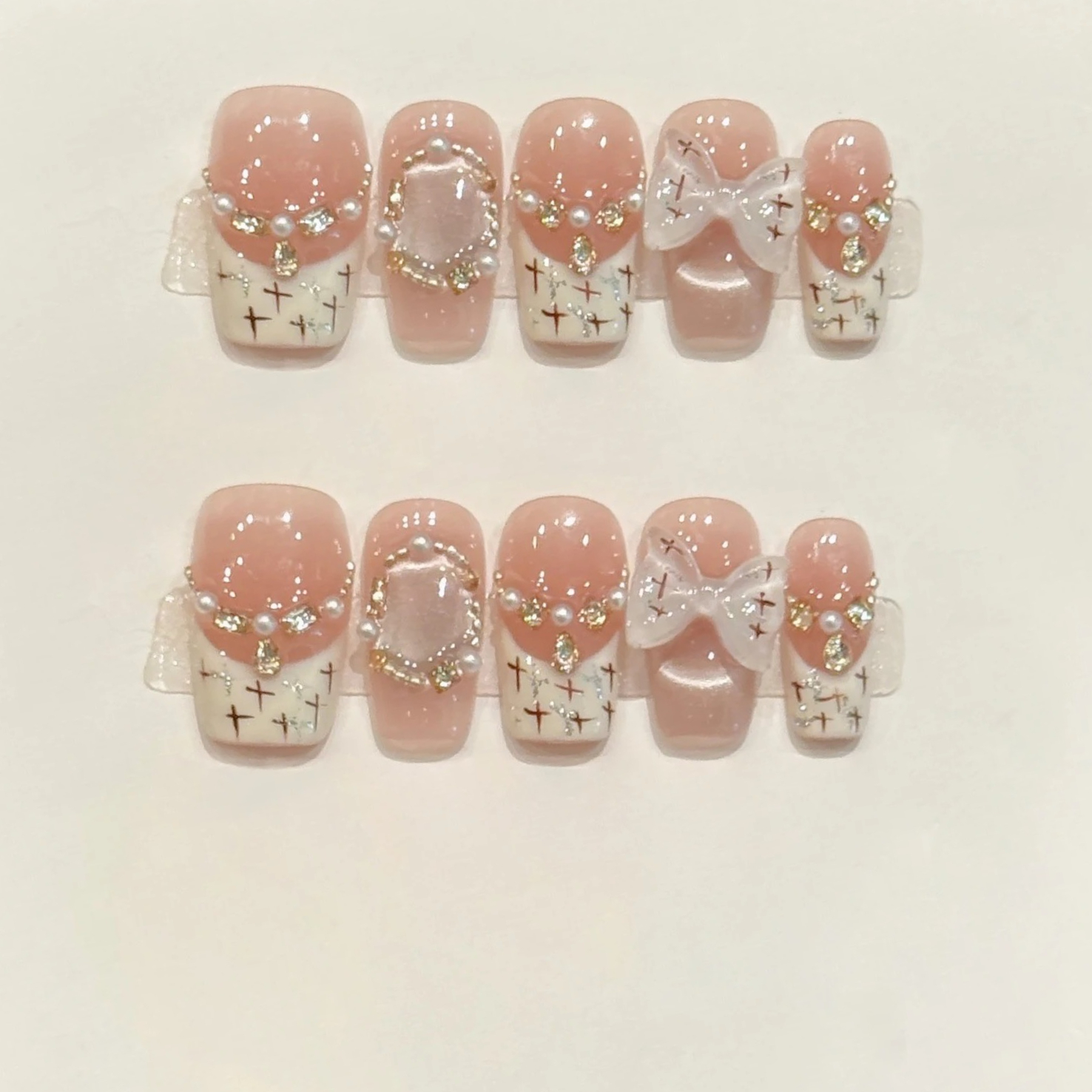 10pcs Sweet Style Press on Nai – Nail Art French recenzja i cena