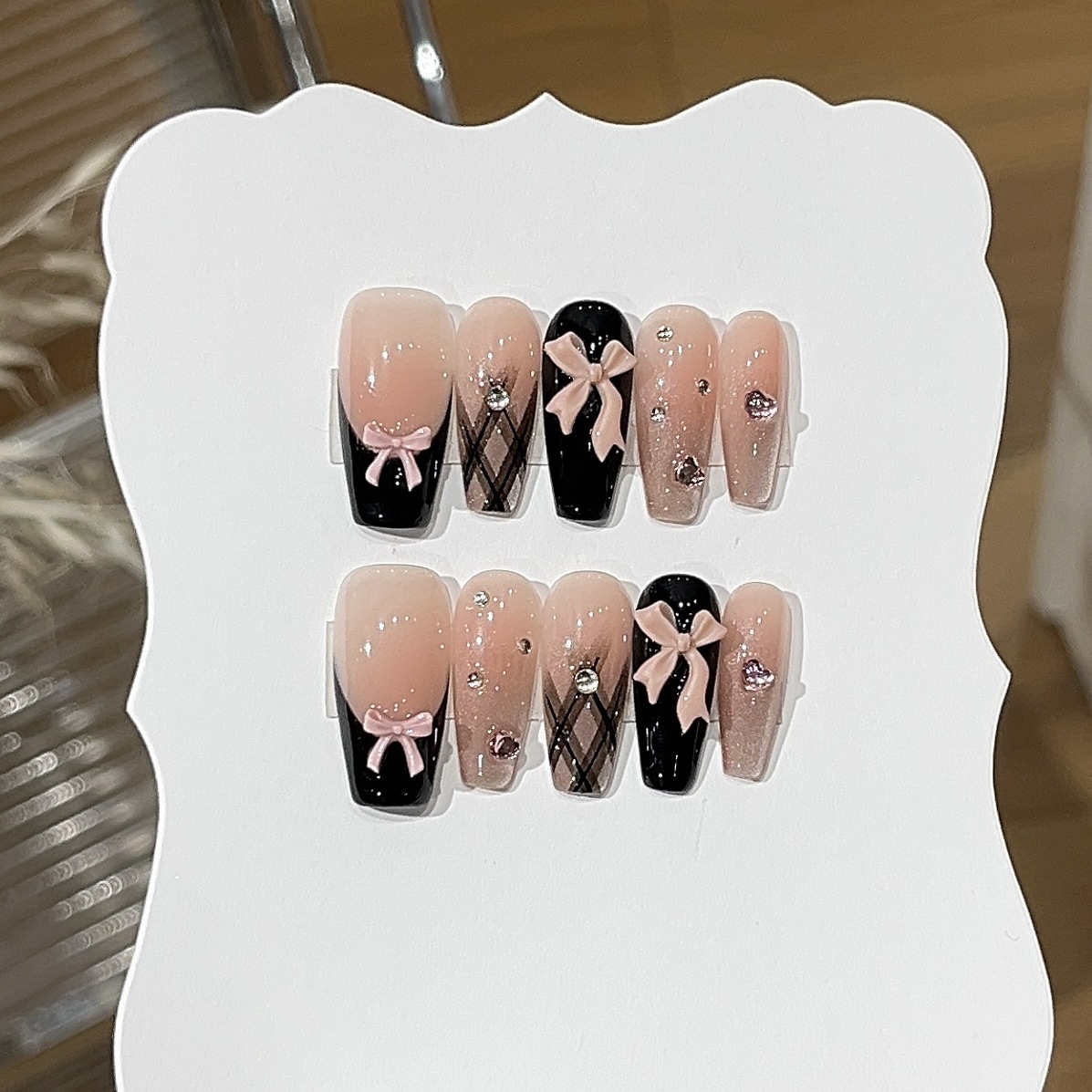 10pcs Sweet Style Press on Nai – Nail Art French recenzja i cena